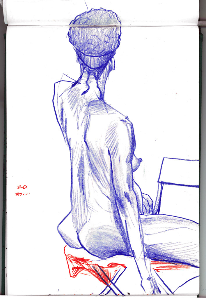 Figure Drawing female body anatomy study human