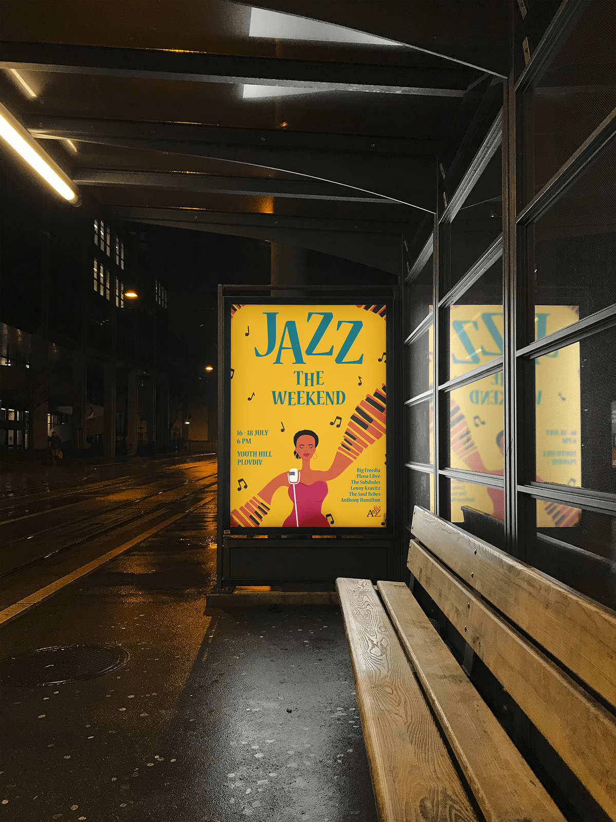 Jazz Poster jazz festival jazz Music Festival music festival poster typography poster Poster Design