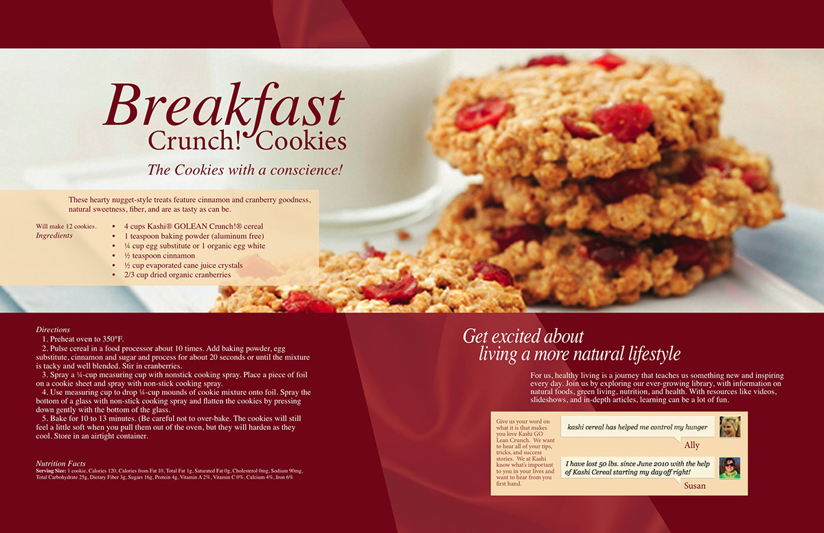 kashi golean crunch Cereal savannah college of art and design SCAD Advertising