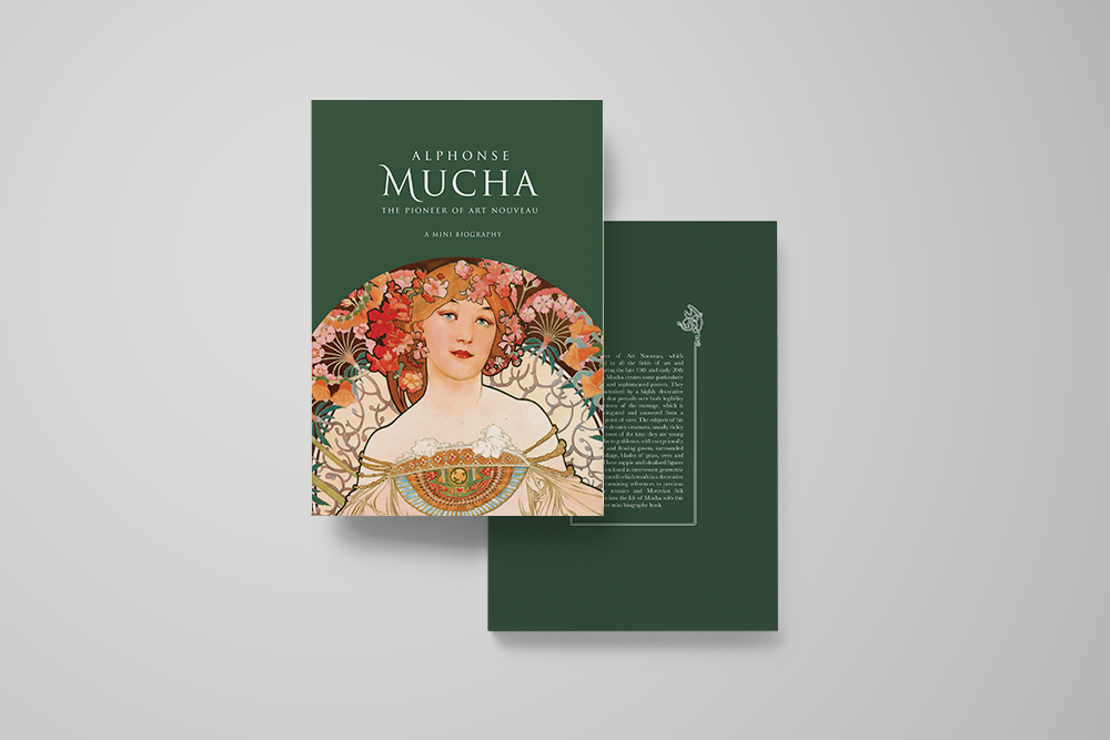 Alphonse Mucha Mucha art nouveau biography Layout Design book design editorial design 