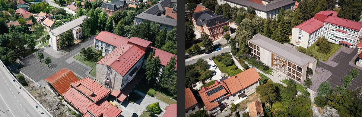 architecture architect architectural design archviz Competition hospital montenegro honorable mention Landscape Architecture  3D