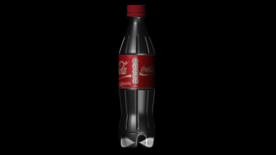 3D modelling Coke bottle