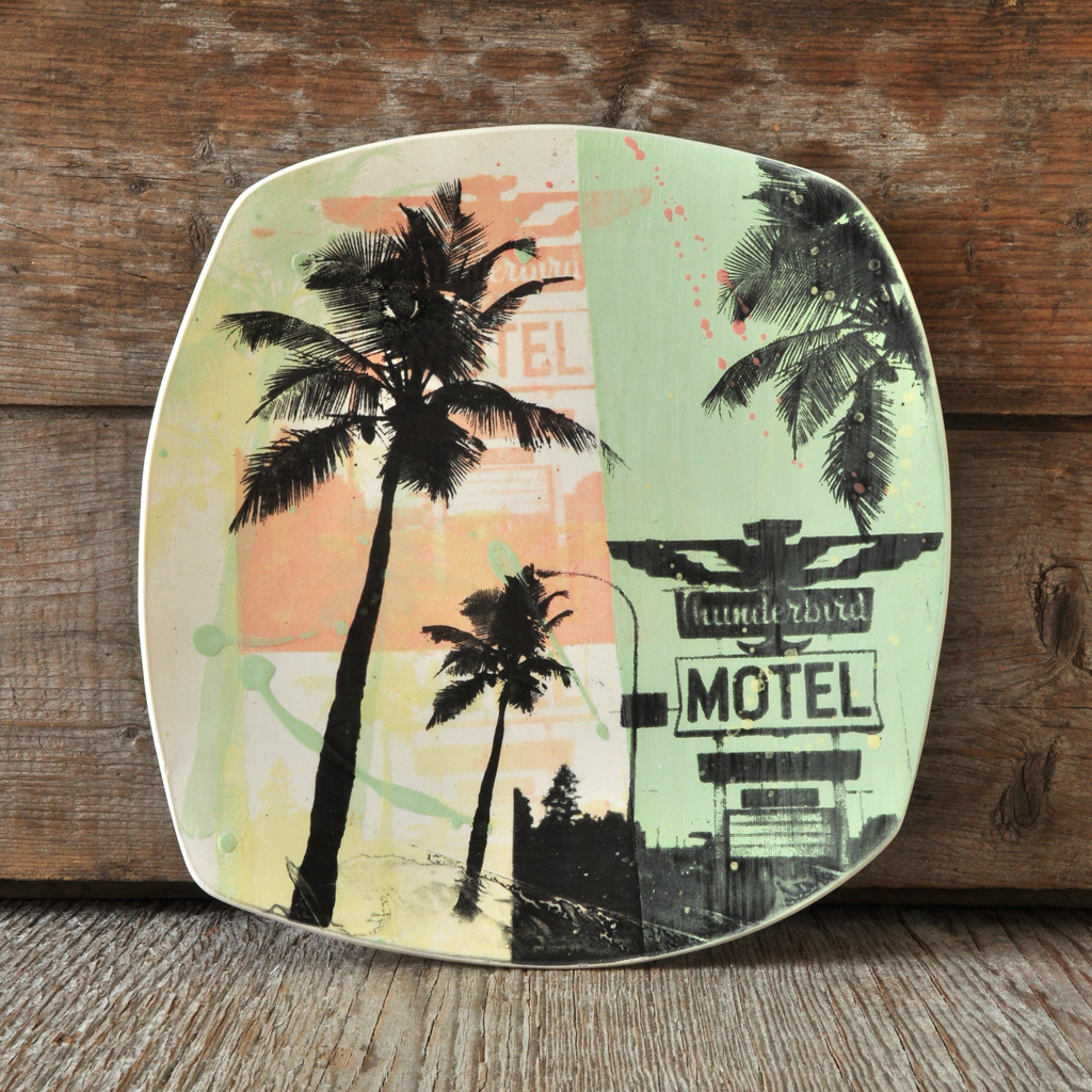 Céramique ceramics  print sikscreen motel