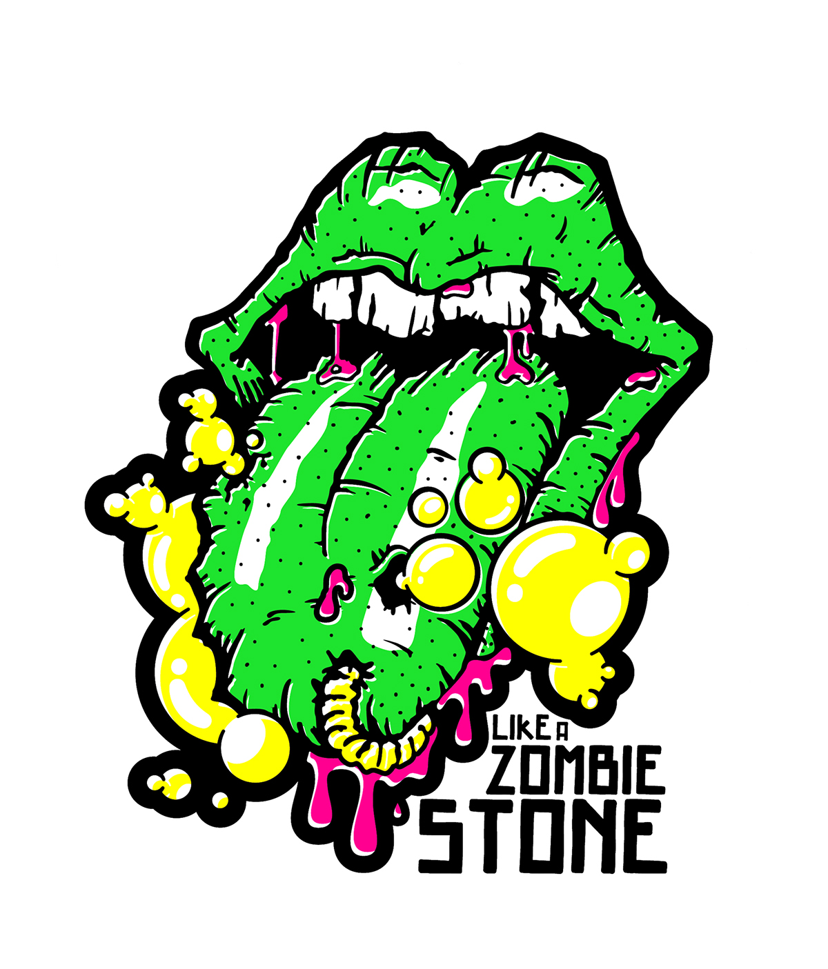 rolling stones zombies stones Like A Rolling stone lengua tongue