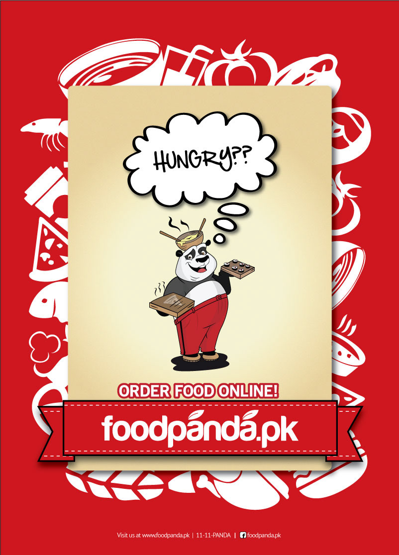 marketing   Food  foodpanda print ad vouchers