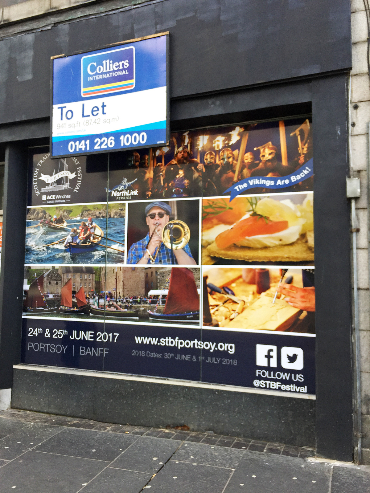 design Billboards Advertising  Aberdeen festival events promotion marketing   graphic design  Scottish Traditional Boat STBF
