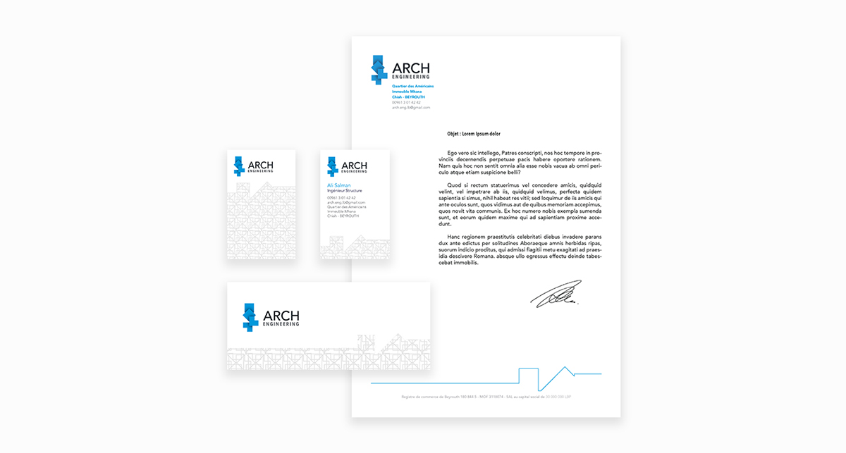 logo identité visuelle visual identity Corporate Identity Business Cards cartes de visites papier à entête letter