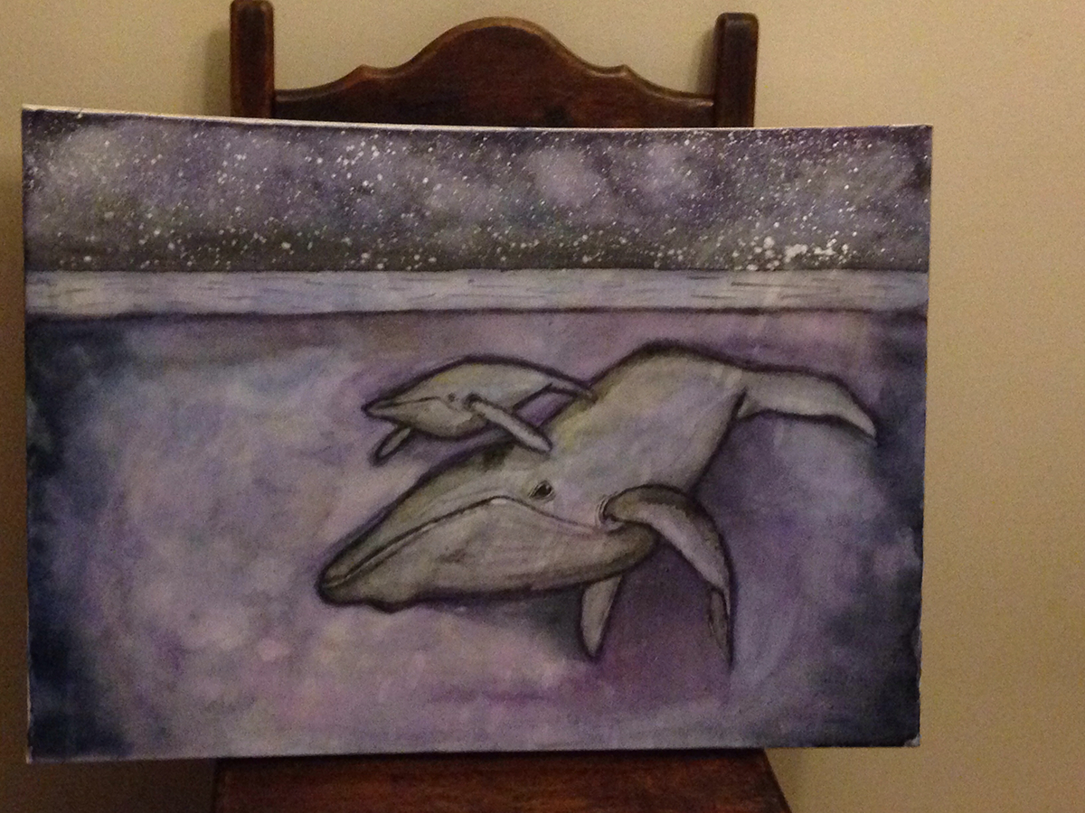 Whale painting  