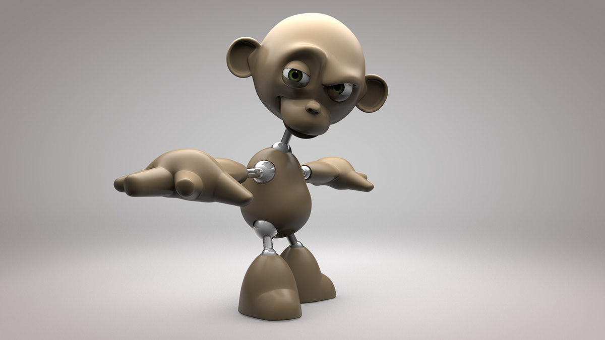 rigging  monkey cinema 4d  and