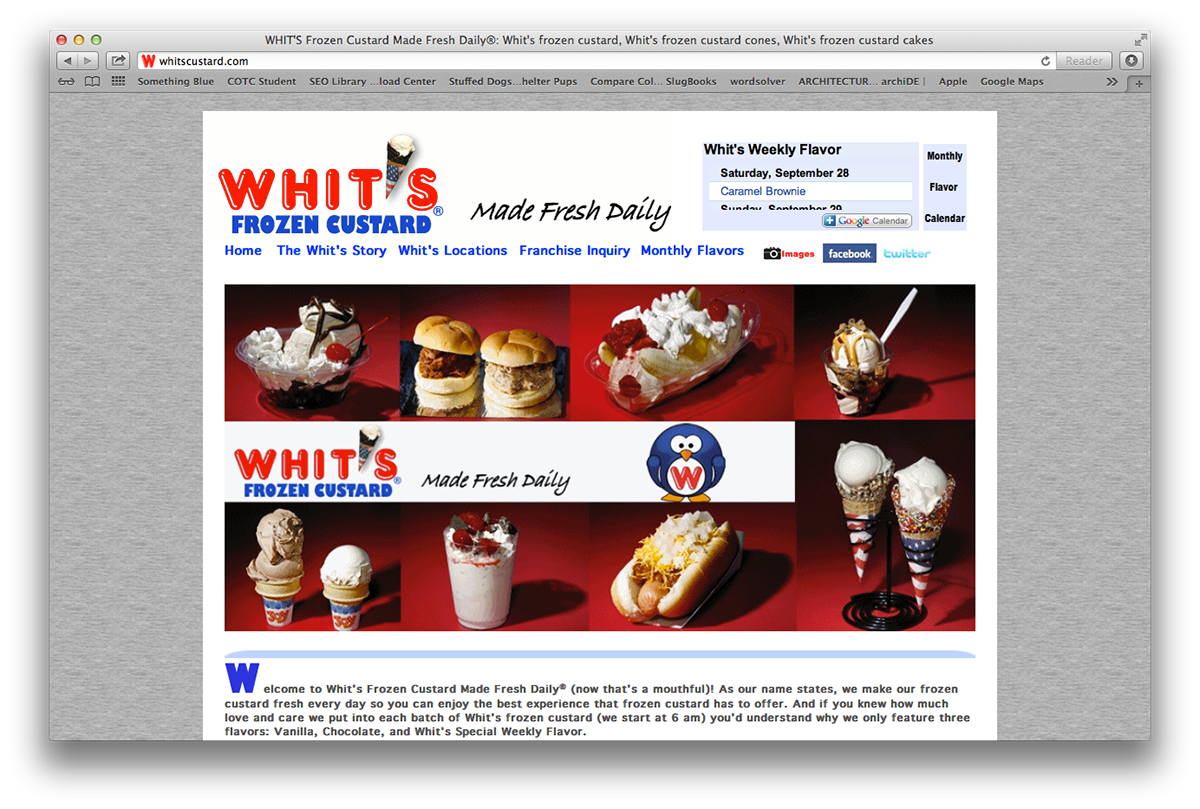 whit's frozen custard Rebrand local business Small Business Whit's frozen custard