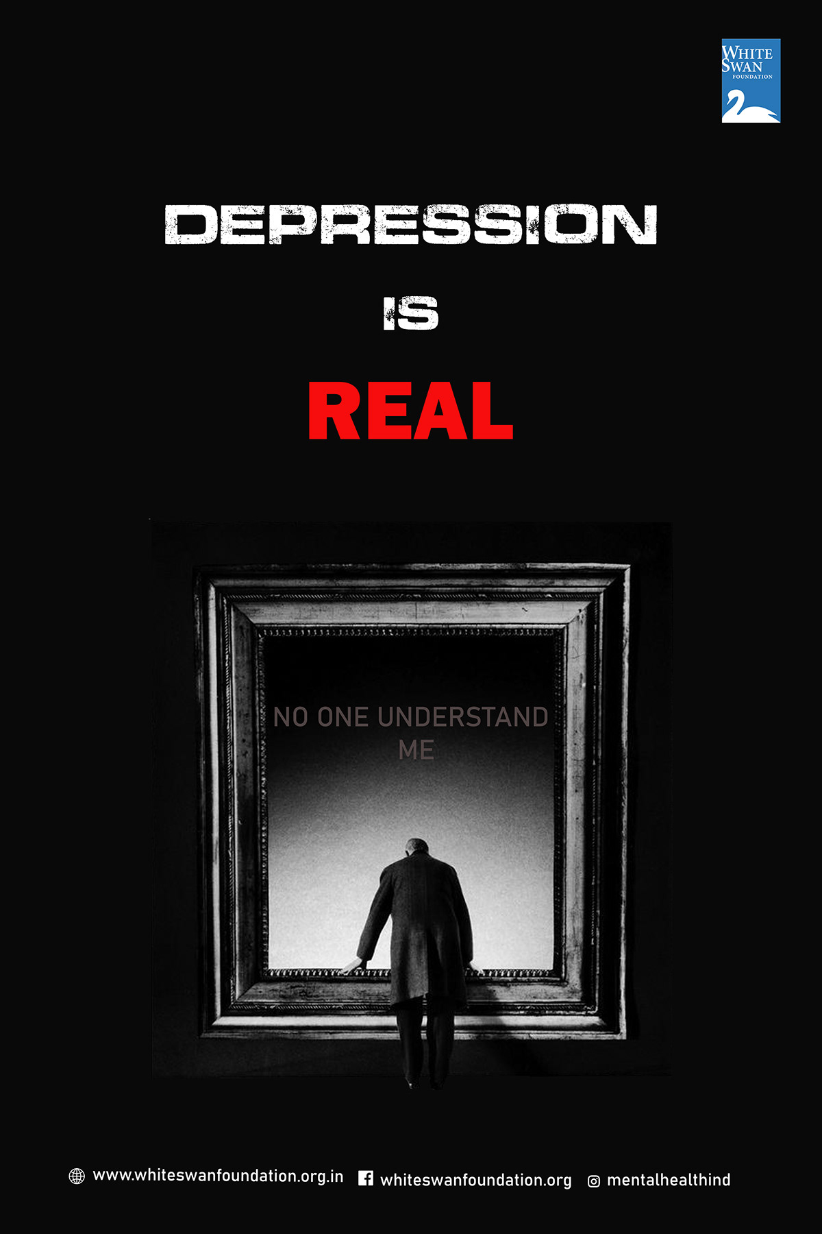 photoshop social campaign awareness mental health depression psychology