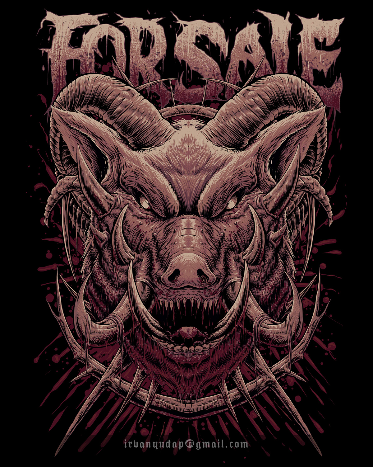 artwork deathcore Deathmetal heavy metal ILLUSTRATION  Metalcore SLAM
