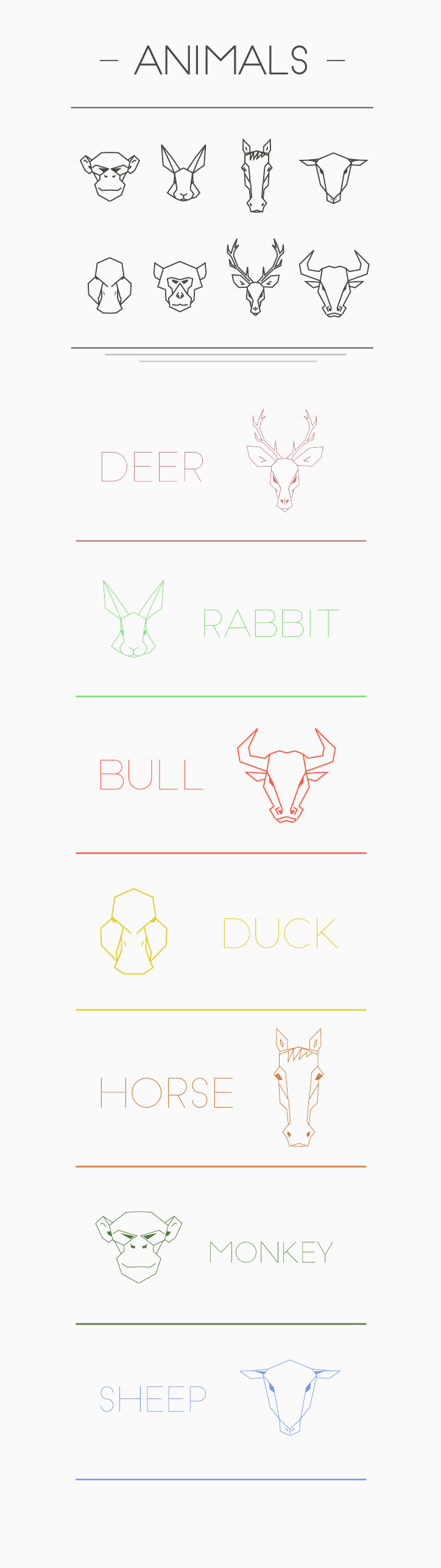 Icon animals animal icon vector