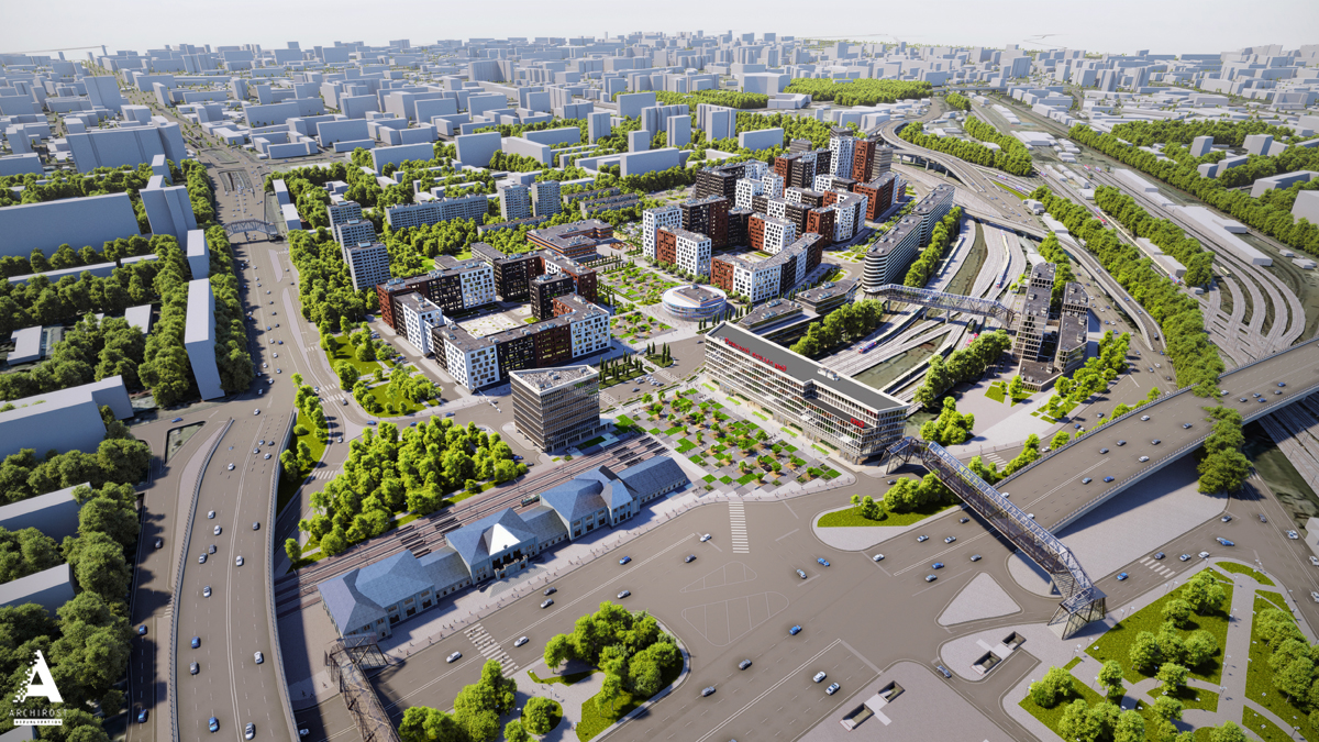 3d max housing and public development