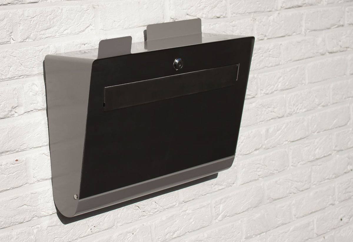 Adobe Portfolio Outdoor stainless steel folder mailbox industrial design  product design  furniture accesories deco