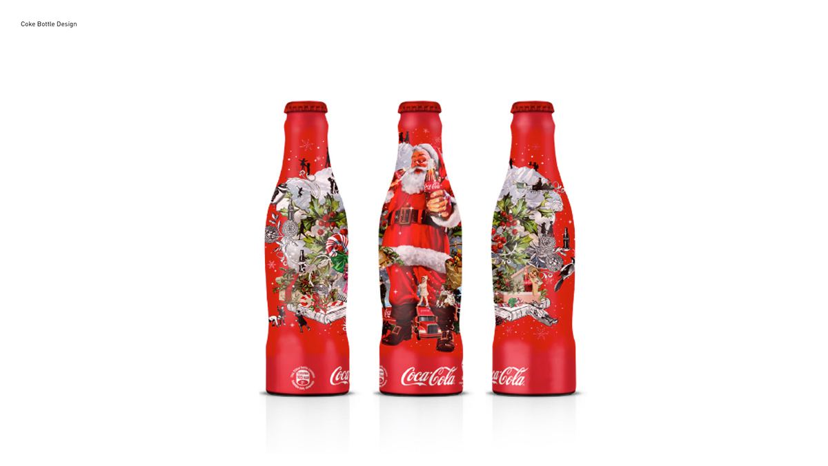 Coca-Cola coke Christmas x'mas winter package bottle