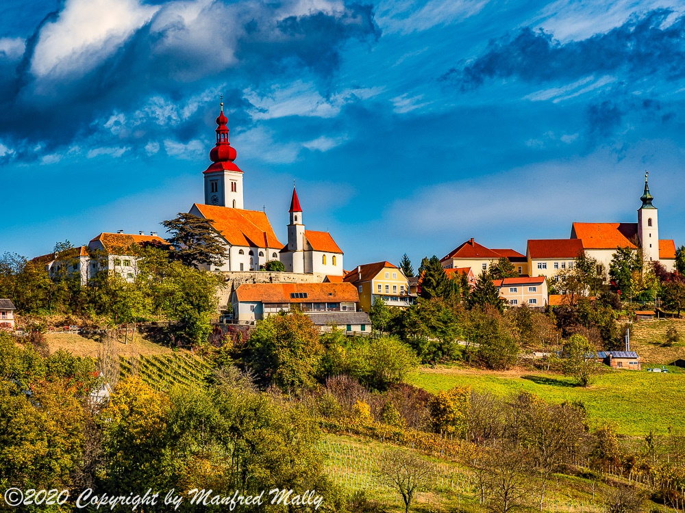 autumn Dorf herbst sightseeing straden views village wine