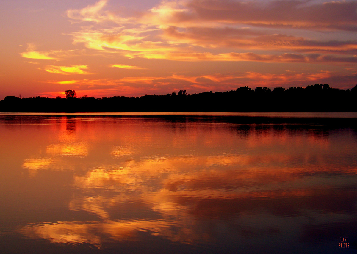 sunset DUSK lake colors colorful Nature wild wilderness Sunrise Sun reflection color SKY skies