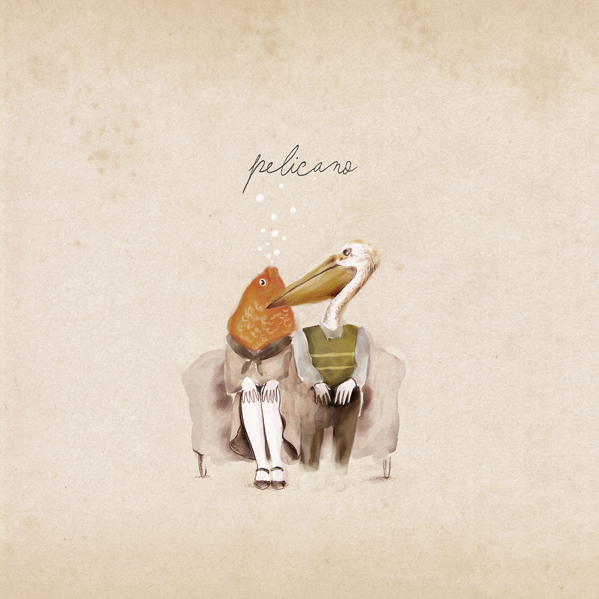constantina album cover music Post rock graphic design  ILLUSTRATION  pelican Couch