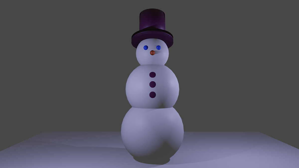 blender 3D Render blender3d blender 3d 3d modeling modeling 3d Modelagem Modelagem 3D snowman