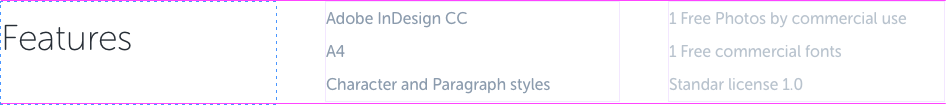 bussiness portfolio job Resume curriculum CV free minimalistic InDesign portfolio