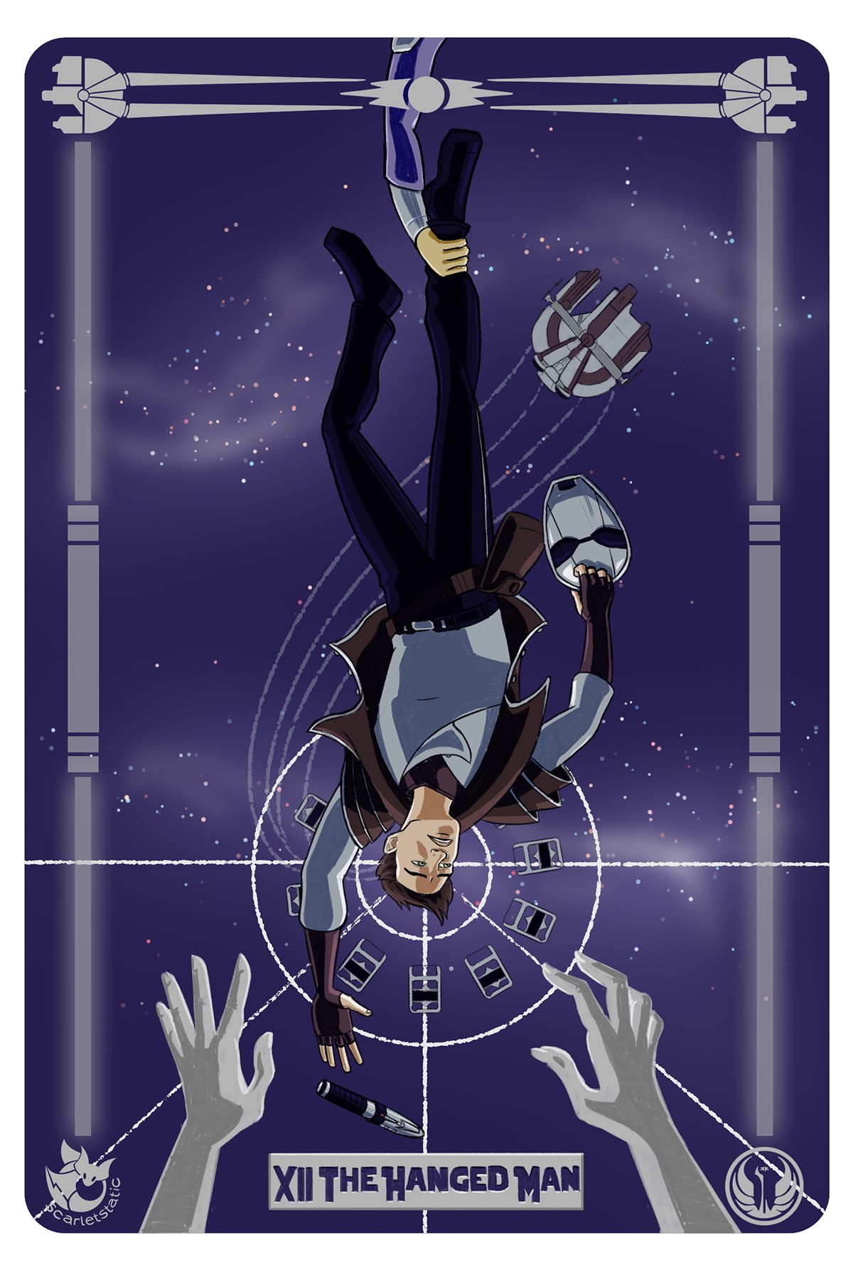 star wars tarot science fiction cards