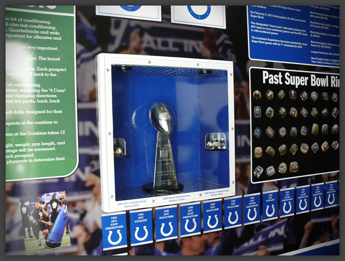 indianapolis Colts trailer Colts in Motion museum football nfl