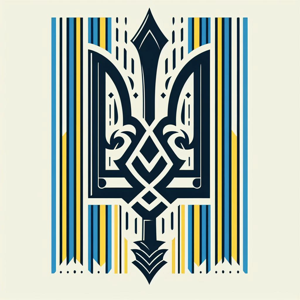 emblem ukraine poster Poster Design Digital Art  coat tattoo ILLUSTRATION  artwork concept art