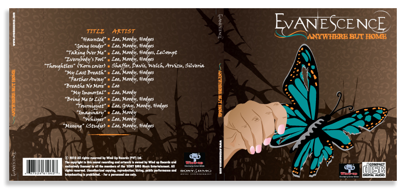 evanessecence album art cd CD Cover Design