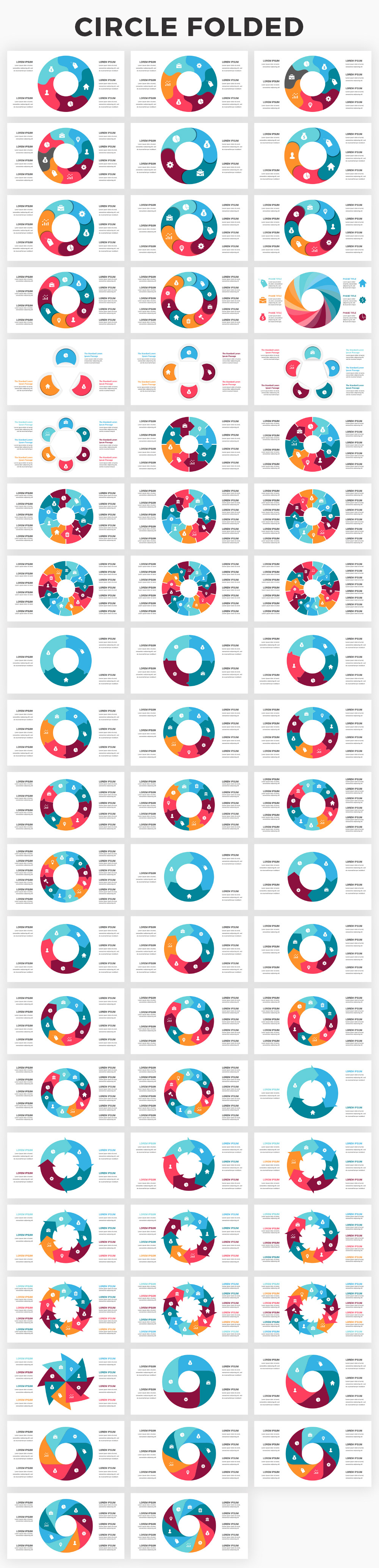 Infographics Complete Bundle PowerPoint Templates - 4