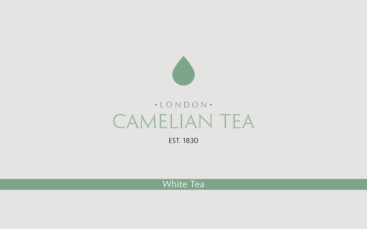 tea London camelian brand identity logo Logotype