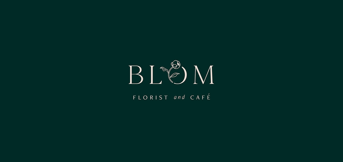 branding  florist Flower cafe flower floral cafe florist branding Flower Shop botanical Floral design