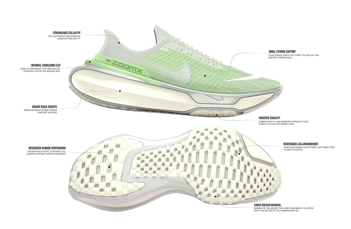 footwear footwear design industrial design  Nike product product design  Render running shoes sneakers