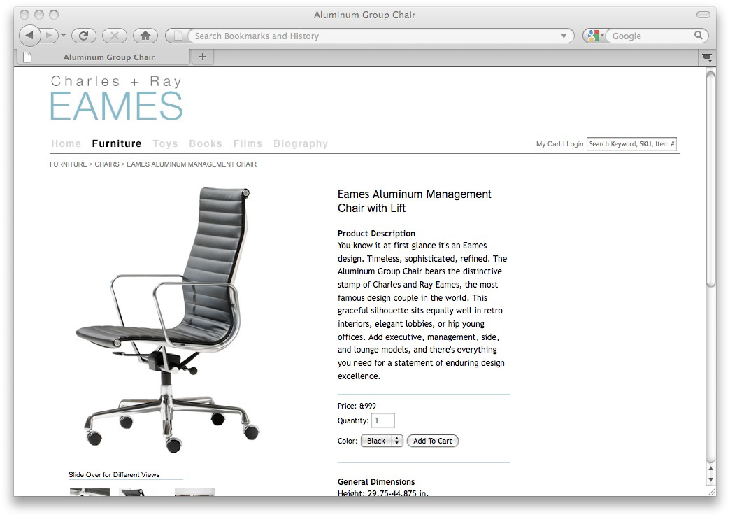 EAMES Charles Eames Ray Eames  chair