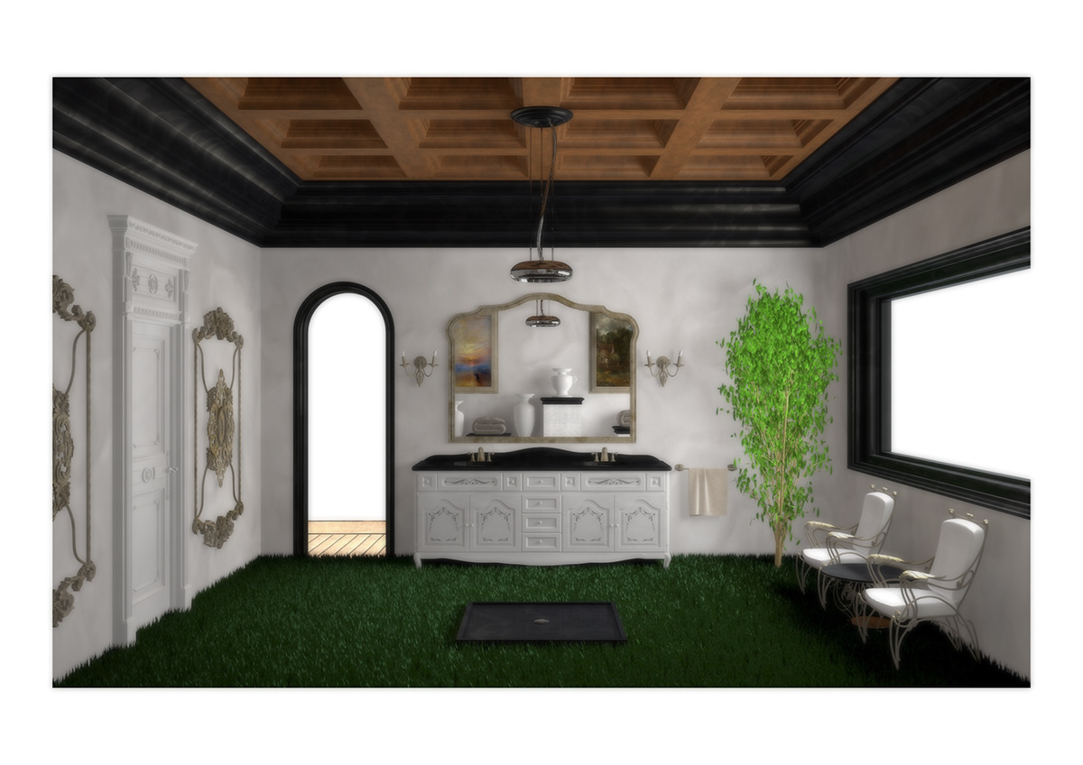 bathroom Interior contest garden creative relax Wellness SHOWER romantic Marble