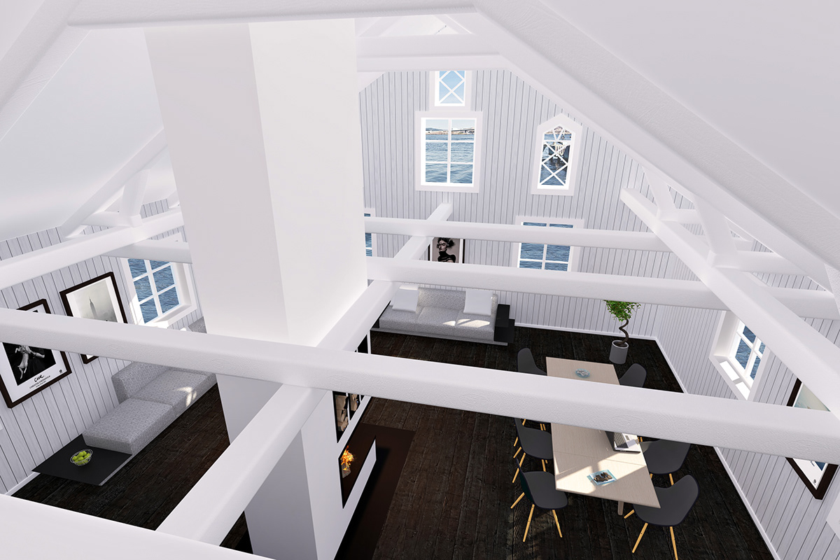 3D Modelling 3ds max visualisation Sweden house