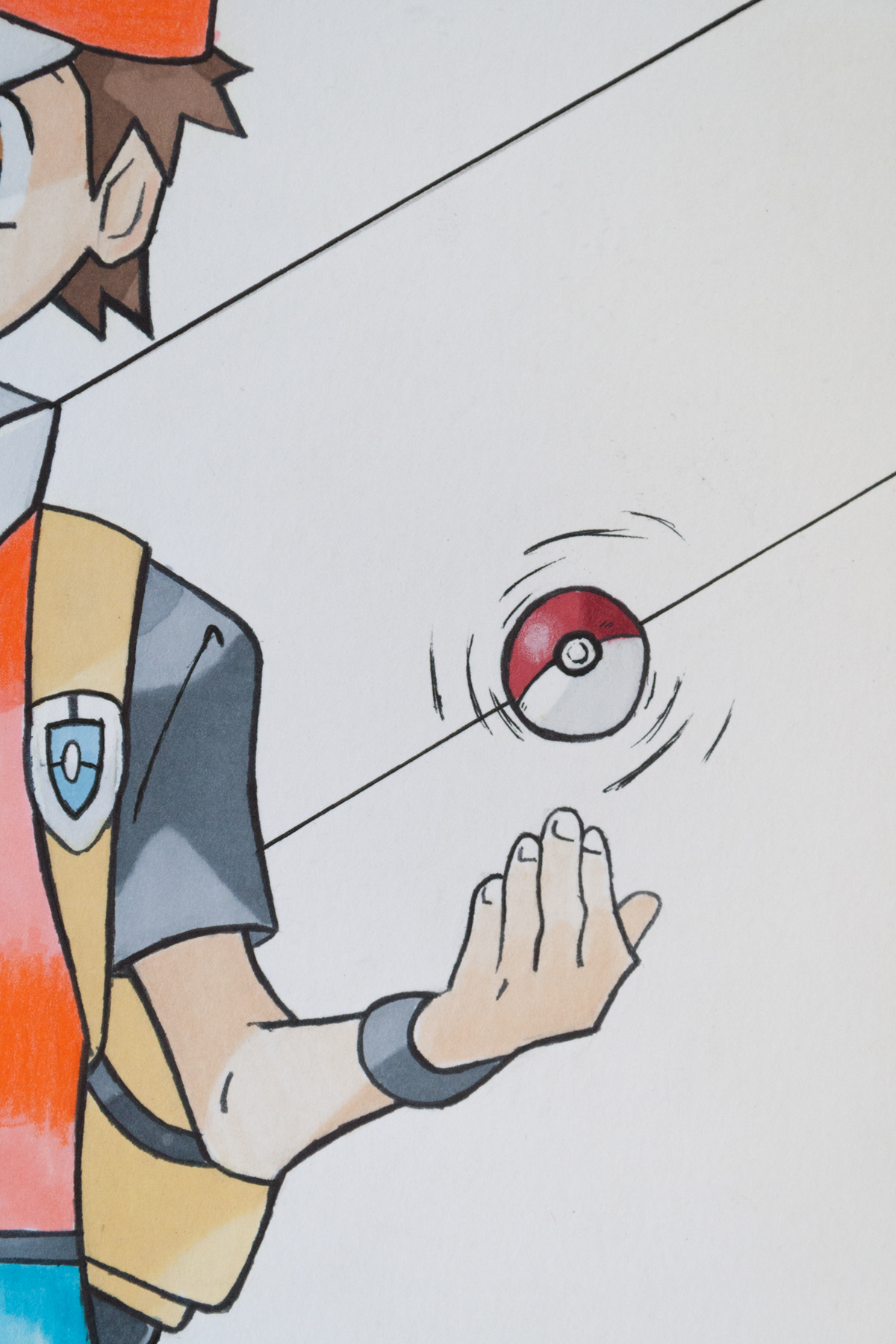 how to draw pokemon trainer red  Pokemon trainer red, Pokemon red