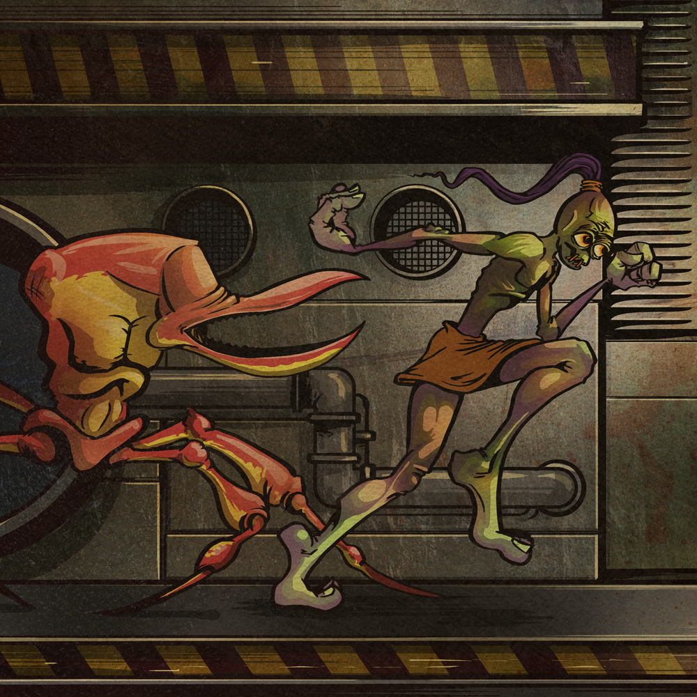 Video Games Games Gaming oddworld texture Sidescrolling