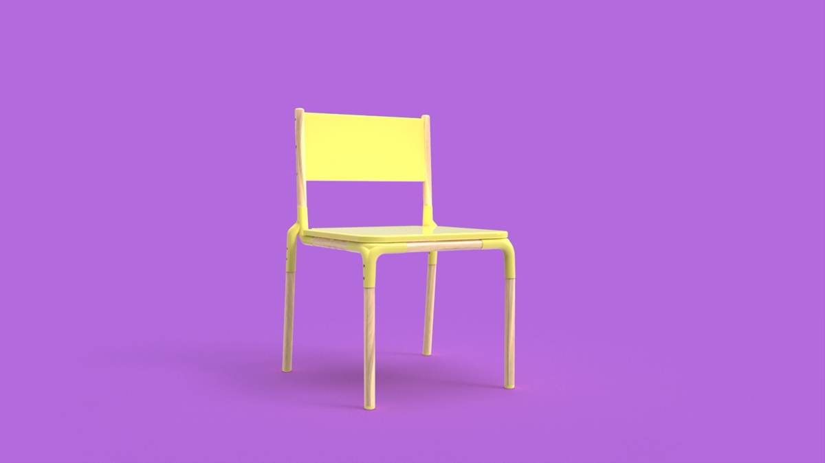 stacking chair Pastels chair Candy