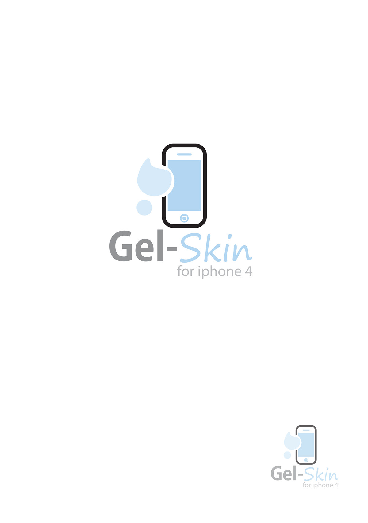 skin logo iphone gel blue iPad mac macbook iphone4 product cool screen protection gel
