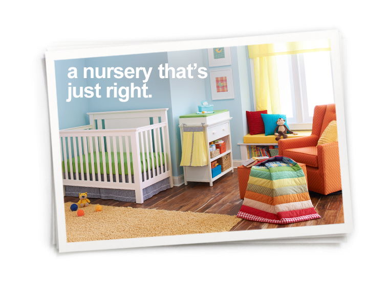 target.com baby nursery room set