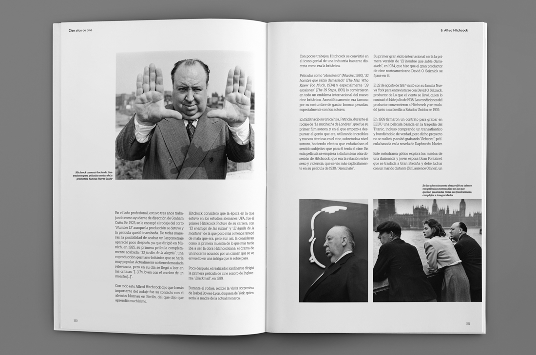 alfred hitchcock  Cinema  fascicle  Magazine   collection  layout editorial type issue fasciculo cine cover