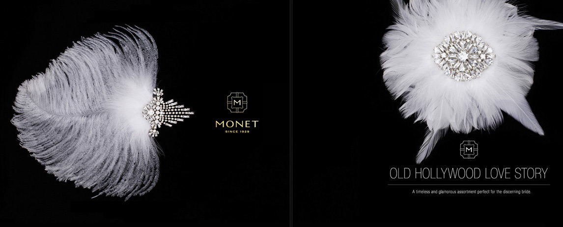 Monet International jewelry brand Ecommerce Website Web interactive Interface HTML css development Web Banner Photo Retouching New business