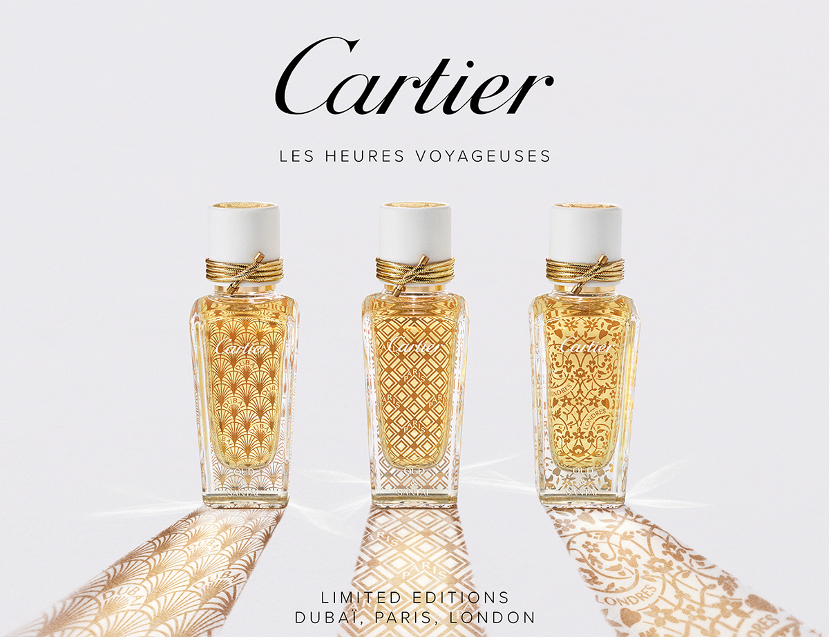 Advertising  ArtDirection Cartier graphic luxury motion perfume Photography 