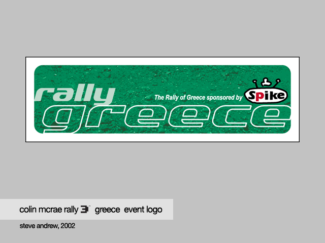Colin McRae Rally Logo Design front end design computer games Video Games