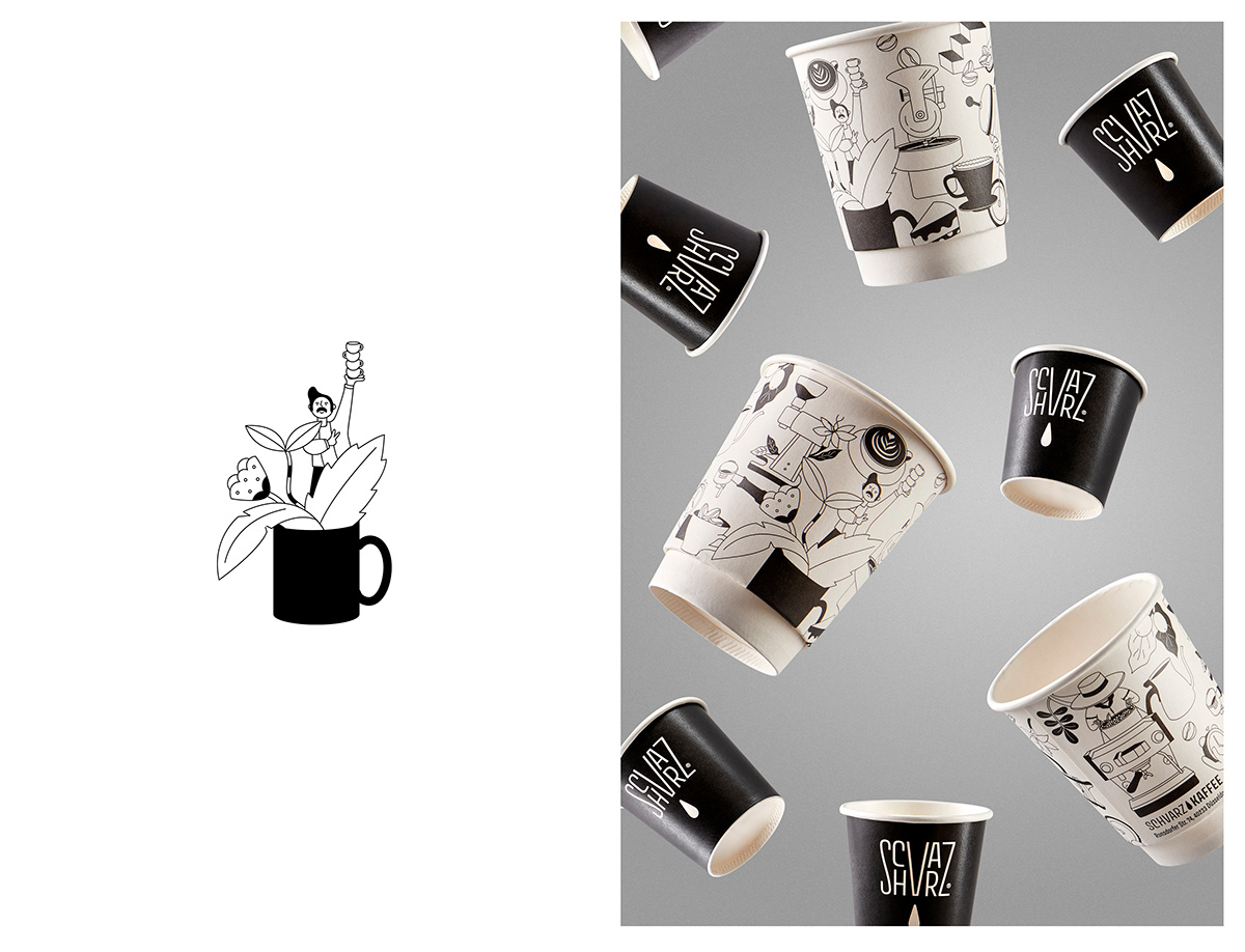 3D Coffee identity ILLUSTRATION  Logo Design Logotype Photography  rebranding roastery Vector Illustration