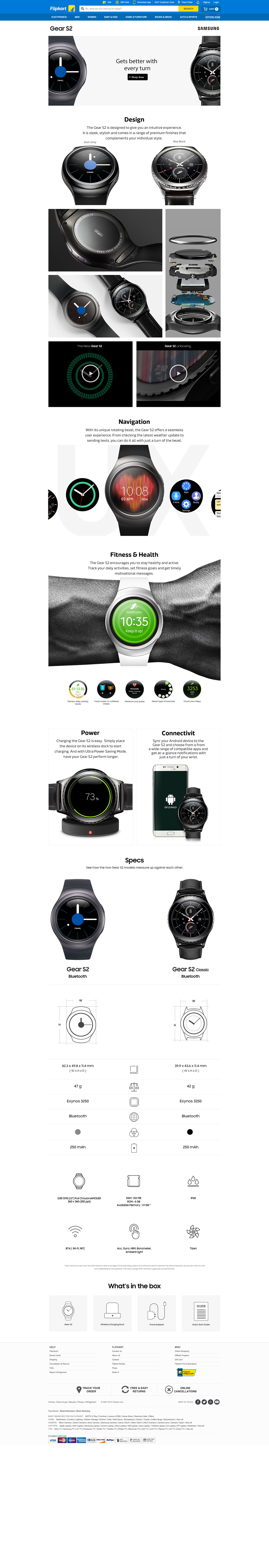 Samsung smartphones Smart Watches Copy Writing concept content