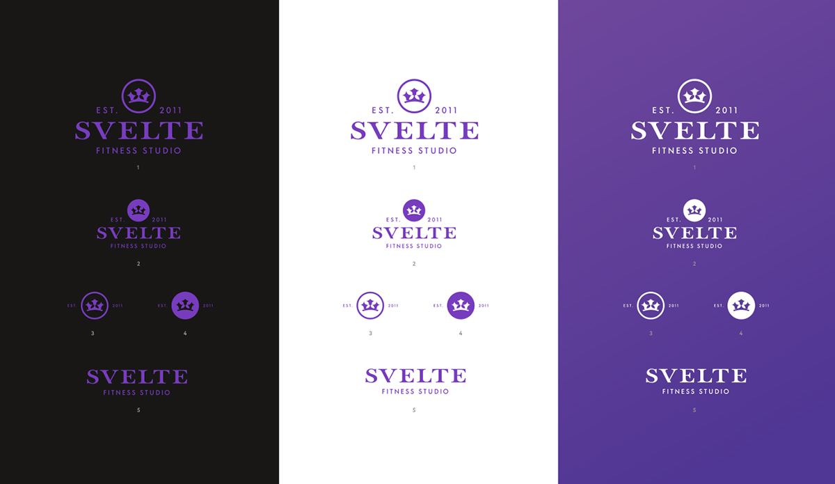 logo logos identity brand mark guidelines geometry fitness sport pattern purple