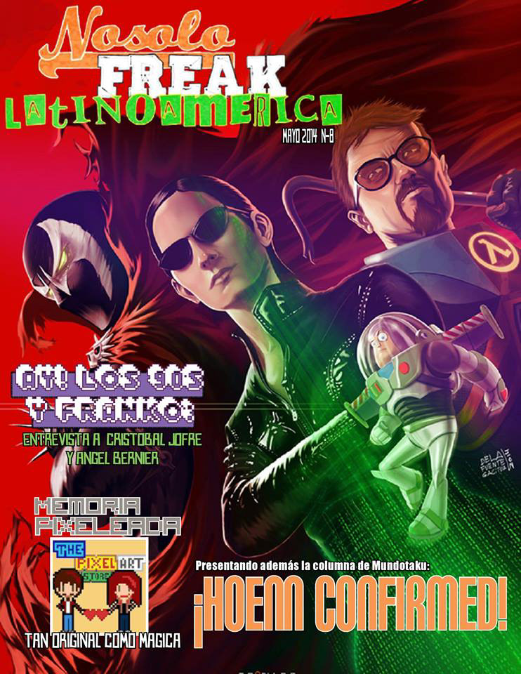 cover magazine Nosolofreak cdelafuente moonagestudio