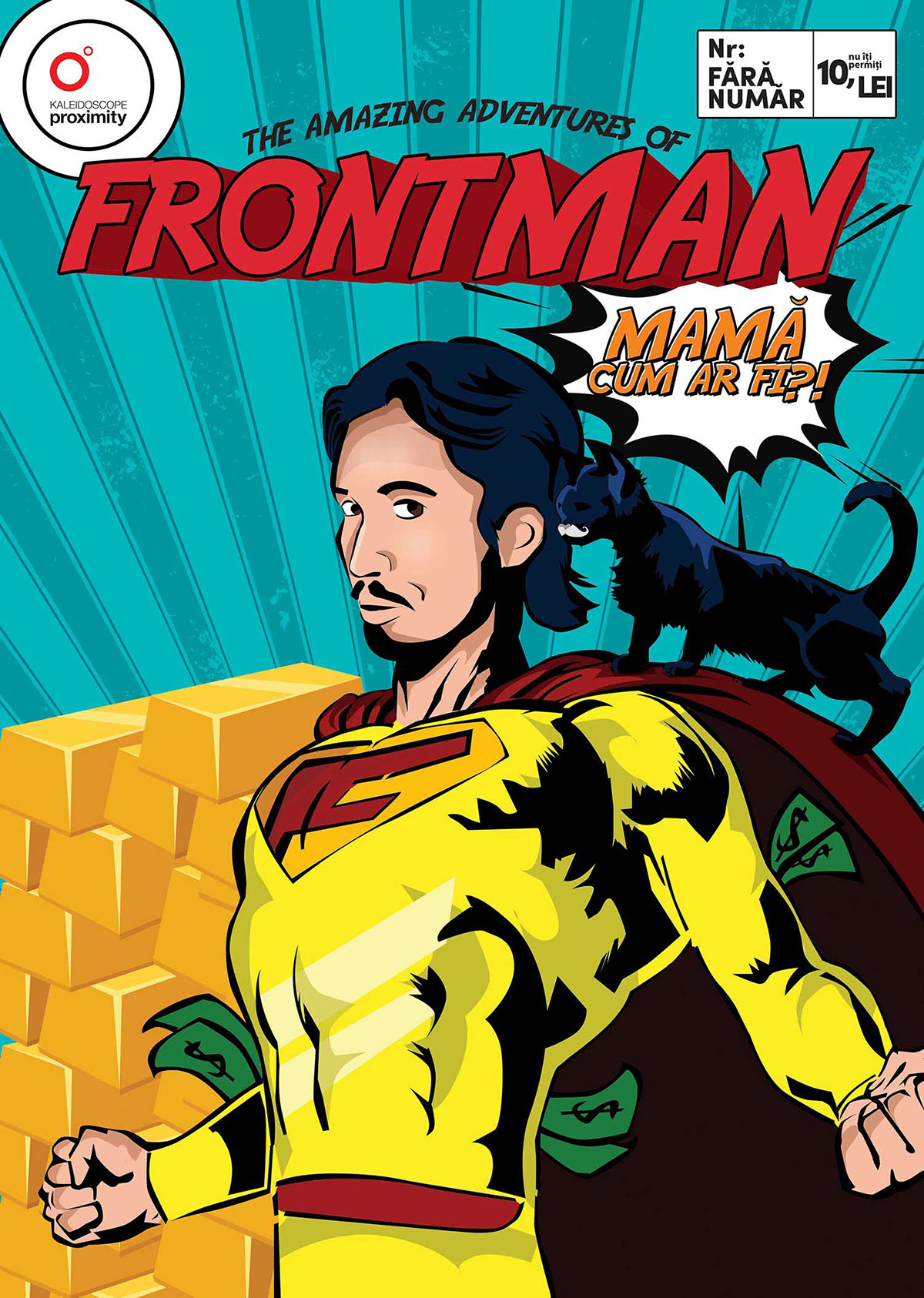 Comic Book funny poster SuperHero